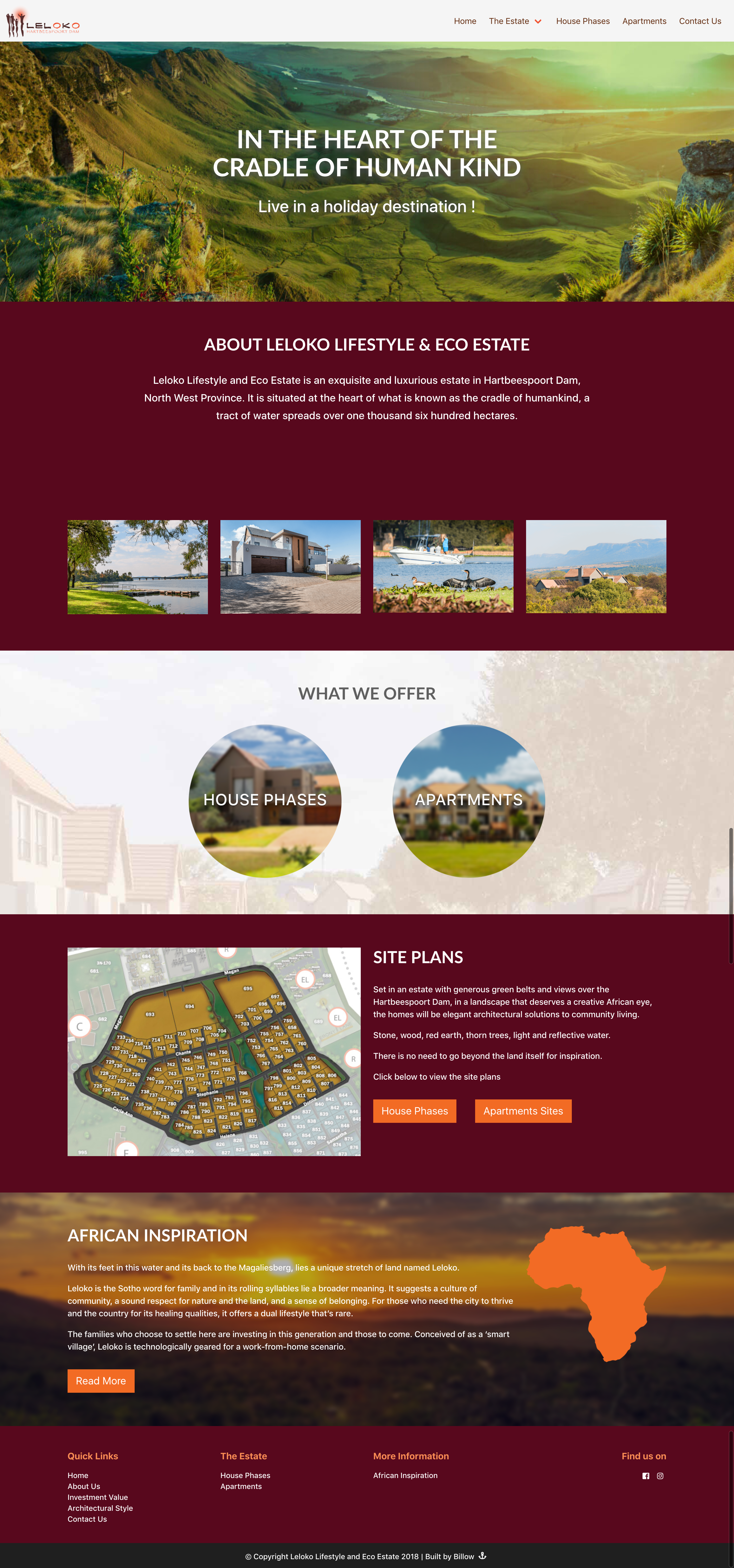 Leloko website by Billow